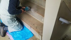 階段補修工事