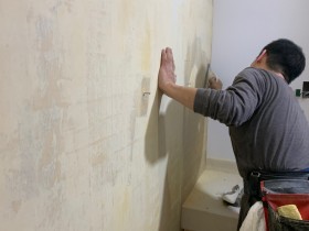 クロス貼替工事
