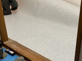 クッションフロア貼替工事