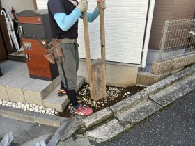 宅配ボックス設置工事
