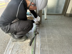 レール交換工事