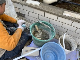 タイル工事