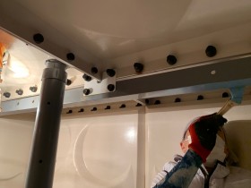 受水槽鉄部塗装工事