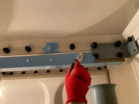 受水槽鉄部塗装工事